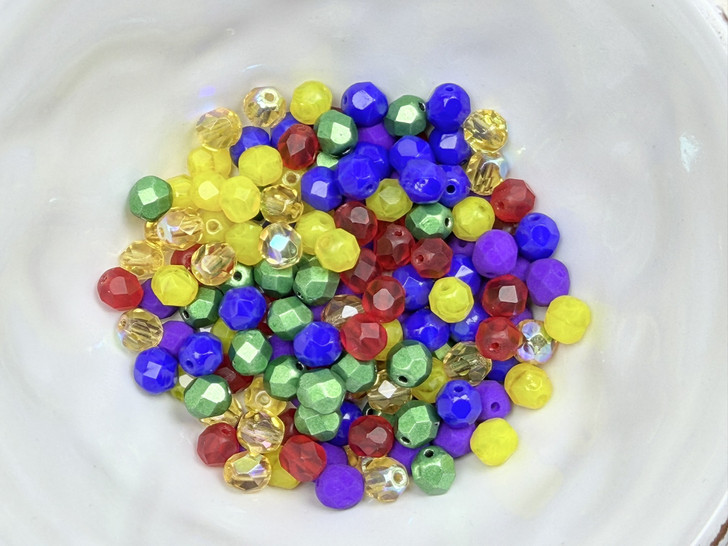 Artbeads Designer Carnival Pop 6mm Fire-Polish Blend