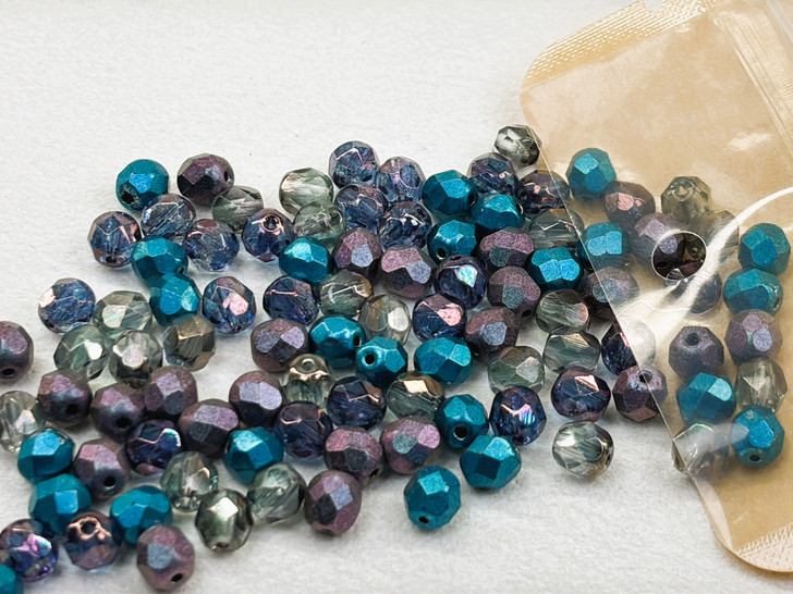 Artbeads Designer Ocean Mirage 6mm Fire-Polish Blend