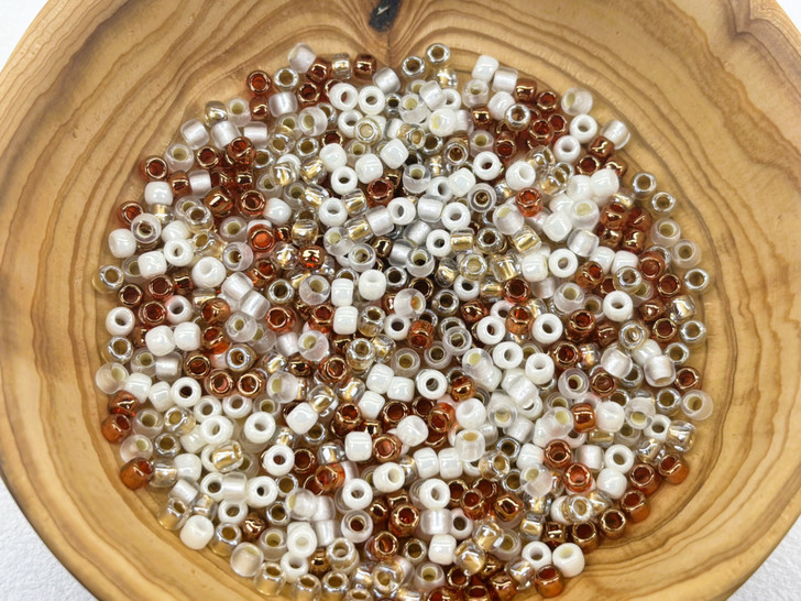 Artbeads Old Kiln Glow Designer Blend, 6/0 TOHO Round Seed Beads