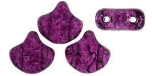 Matubo 2-Hole Stardance Mulberry Ginkgo Leaf Bead 2.5-Inch Tube