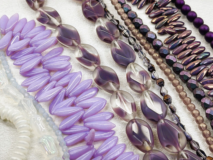 Artbeads Violet Veil 10-Strand Assortment