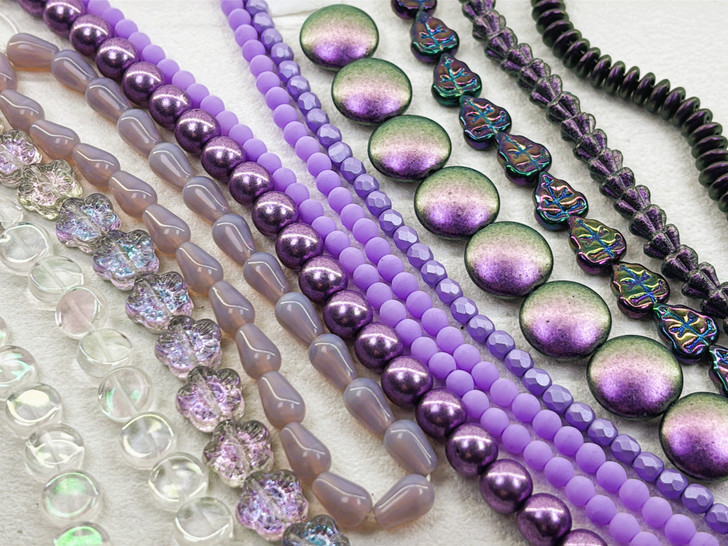 Artbeads Orchid Shimmer Designer 10-Strand Assortment Pack