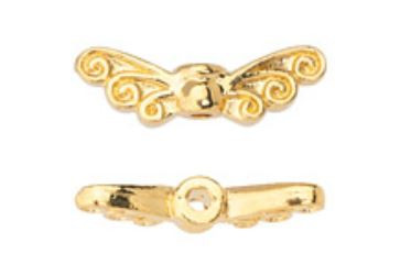 TierraCast 24K Gold-Plated Fairy Wings
