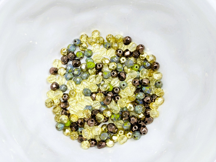 Artbeads Designer Forest Cache 4mm Fire-Polish Designer Blend