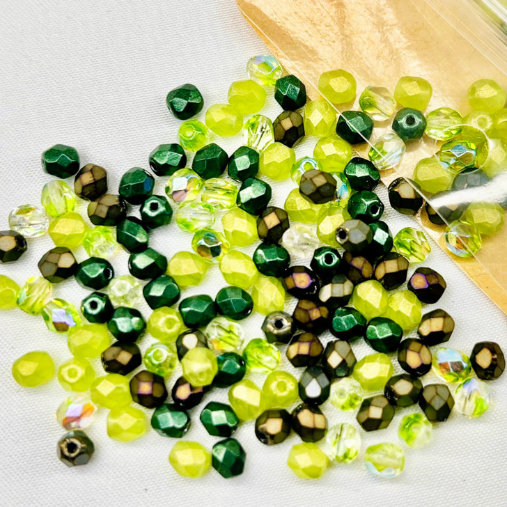 Artbeads Designer Neon Thicket 4mm Fire-Polish Blend