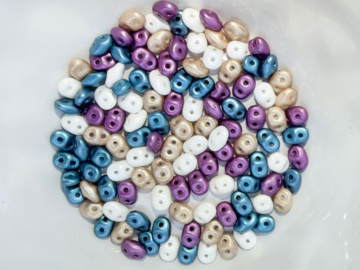 Artbeads Berry Cream SuperDuo Blend