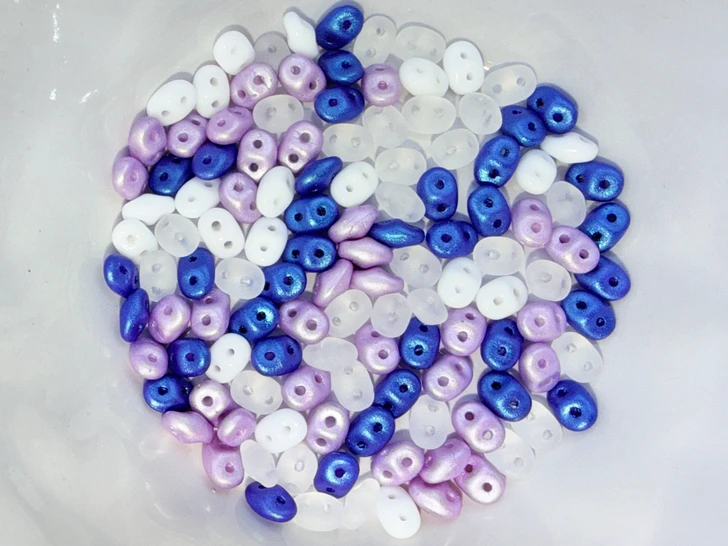 Artbeads frozen SuperDuo Blend