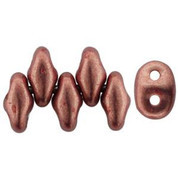 Matubo SuperDuo 2 x 5mm ColorTrends Sueded Gold Lantana 2-Hole Seed Bead 2.5-Inch Tube