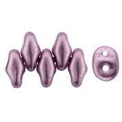 Matubo SuperDuo 2 x 5mm ColorTrends Sueded Gold Orchid 2-Hole Seed Bead 2.5-Inch Tube