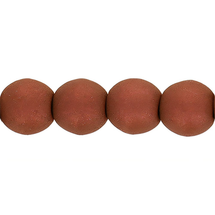 Czech Glass 3mm Round Beads Ember Sunset (100pc Strand) by Starman