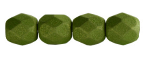 Czech Glass 4mm Fire-Polish Beads Verdant Glow (50pc Strand) by Starman