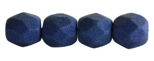 Czech Glass 4mm Fire-Polish Beads Cobalt Glaze (50pc Strand) by Starman