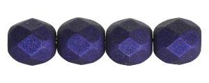 Czech Glass 6mm Fire-Polish Beads Moonlight Blue (25pc Strand) by Starman