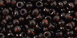 TOHO Bead Round Size 8/0 Transparent Root Beer- 2.5 Inch Tube