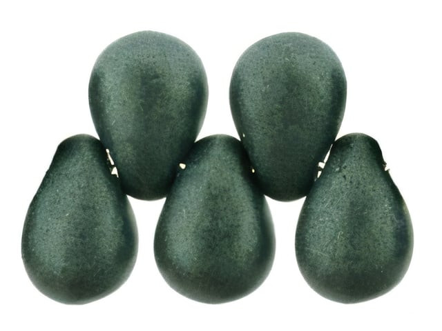 Czech Tear Drops 6 x 4mm : Metallic Suede - Dk Forest (100pc Strand) by Starman