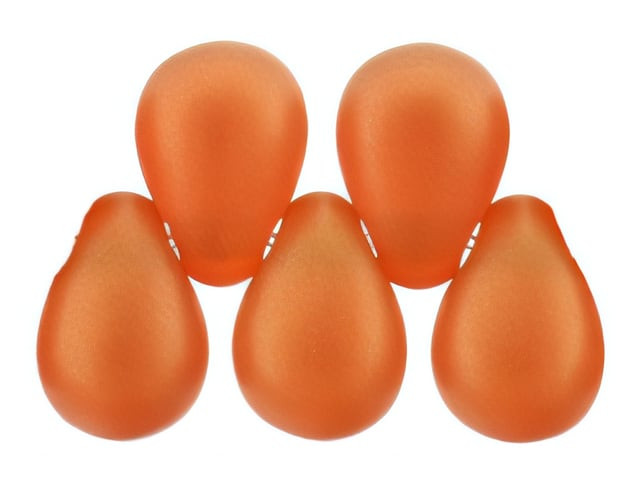 Czech Tear Drops 6 x 4mm : Sueded Gold Hyacinth (100pc Strand) by Starman