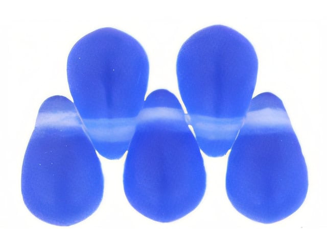 Czech Tear Drops 6 x 4mm : Matte - Sapphire  (100pc Strand) by Starman