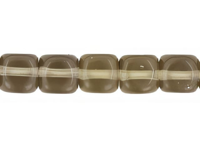 Czech Cubes 7 x 5mm Black Diamond (50pc Strand) by Starman