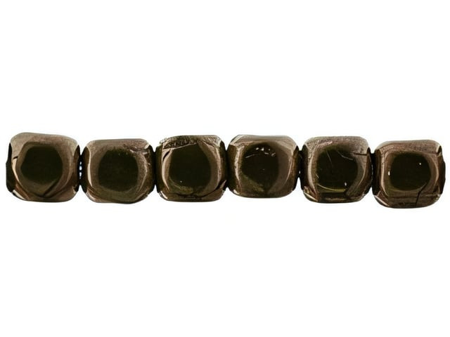Czech Cubes 4mm Dk Bronze (100pc Strand) by Starman
