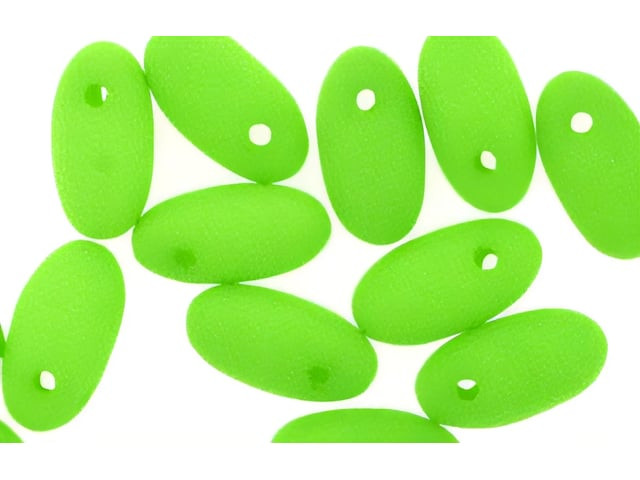 Czech Rizo 6 x 2.5mm: Neon Green, 2.5" Tube