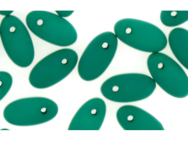 Czech Rizo 6 x 2.5mm: Neon Emerald, 2.5" Tube