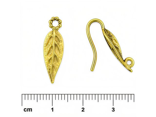 JBB Leaf Hook and Bail: Brass