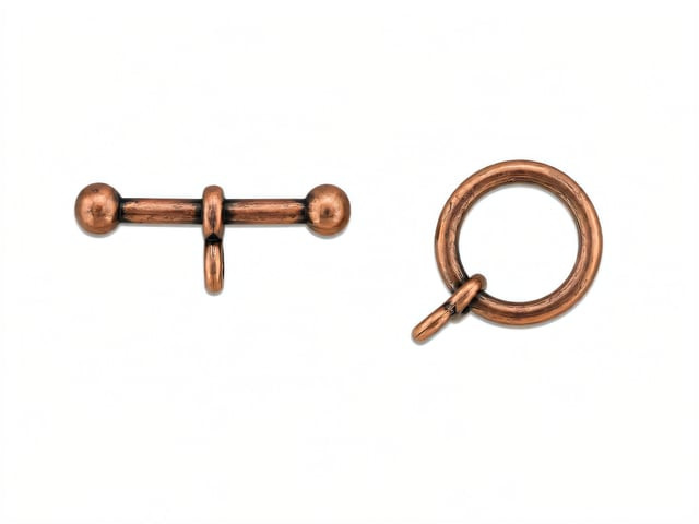 JBB Old World 10mm Toggle Clasp: Antique Copper