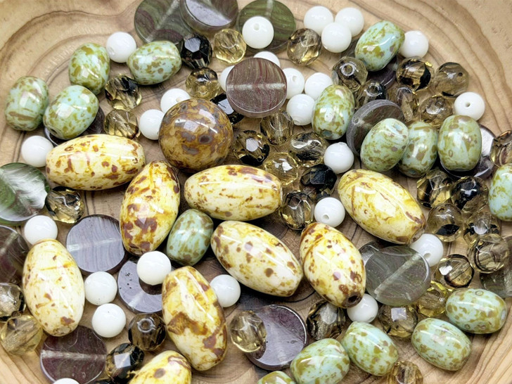 Limited Edition Czech Glass Bayou Bead Soup - 50 grams