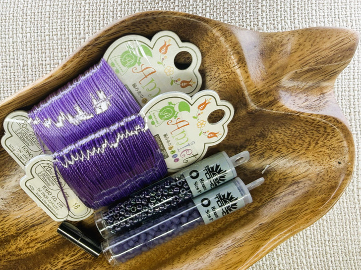 Kumihimo Colorway Kit #5 - Metallic Sugar Plum