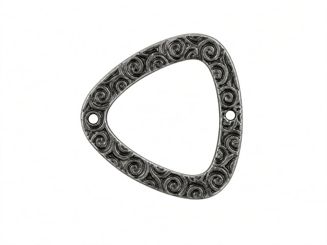 JBB Triangle Link w/Swirls 22/22mm : Gun Metal