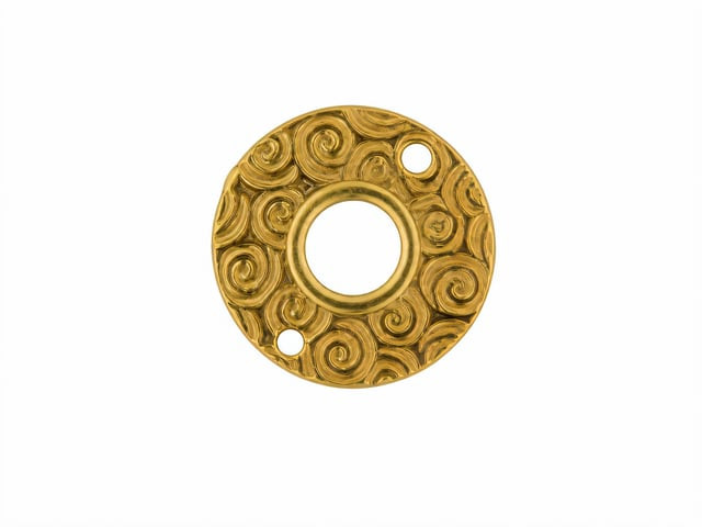 JBB Circle Link w/Swirls 15mm : Gold