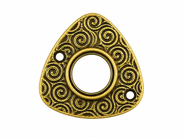 JBB Triangle Link w/swirls 17/17mm : Gold