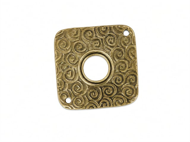 JBB Square Link w/Swirls 23/23mm : Gold