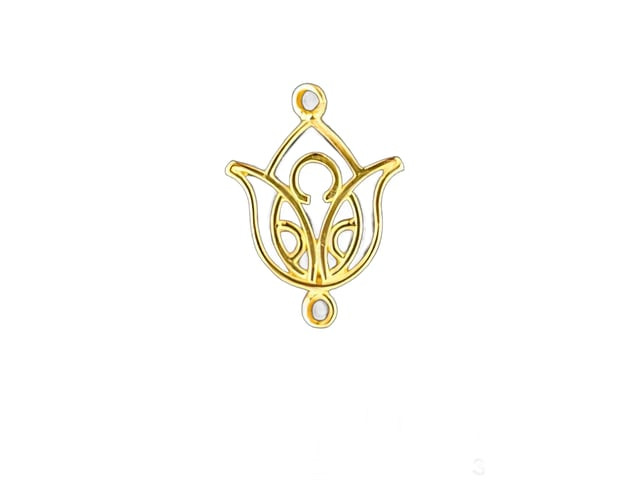 JBB Lotus Bud Link 18/13mm : Brass