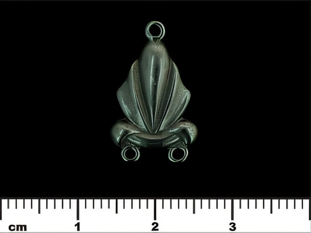 JBB Ribbon Ruffle Connector 21/13mm : Gun Metal