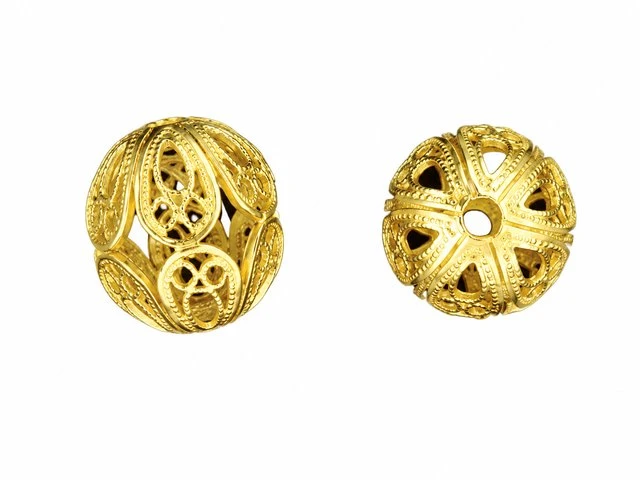 JBB Filigree Ball 12mm Brass