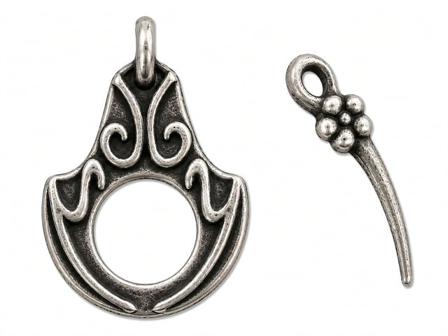 JBB Gothic Toggle Set : Antique Silver