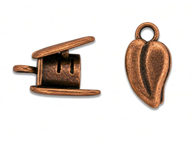 JBB Leaf Locking Pinch Tube 15/8mm : Antique Copper