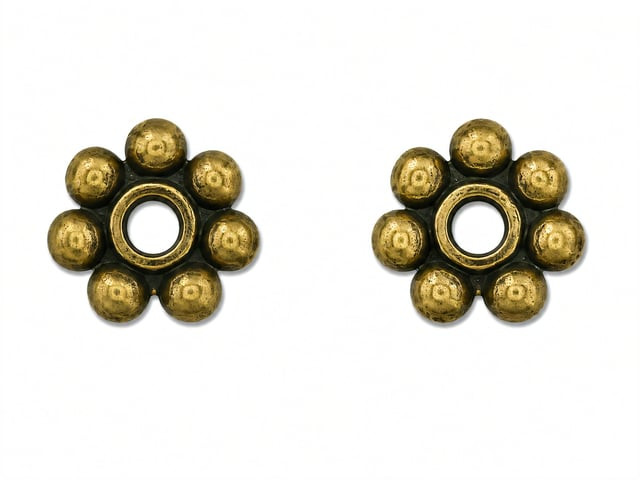 JBB Beaded Ring 6/1mm : Antique Brass