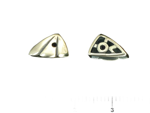 JBB Abrstract Bead Corner Cap 7/13mm : Antique Silver