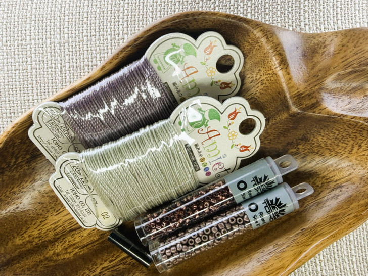Kumihimo Colorway Kit #18 - Mocha Mauve