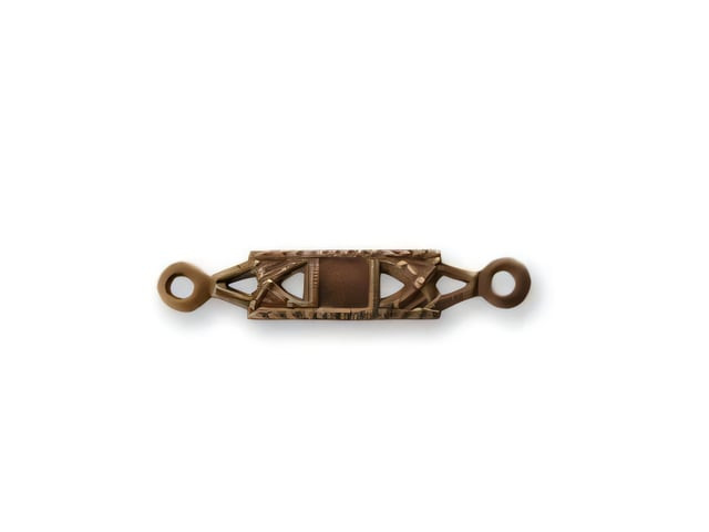 Vintaj 2-Hole Deco Bar Connector 18x3mm