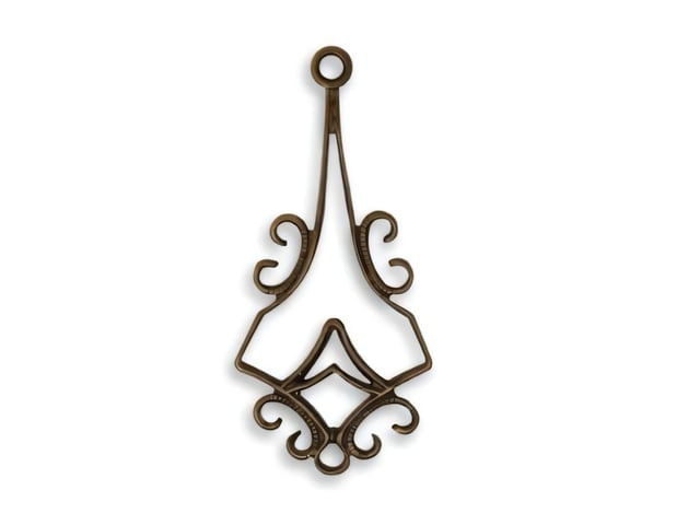 Vintaj Latticework Connector 30x14mm