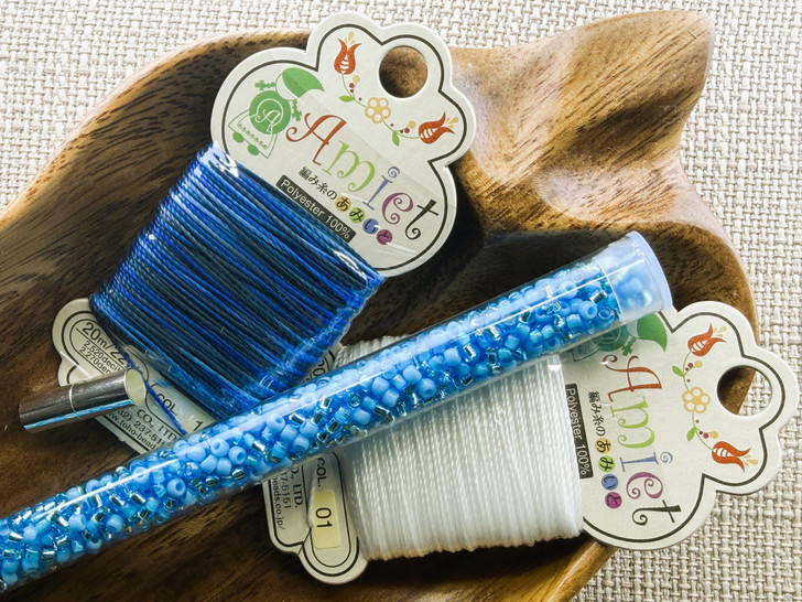 Kumihimo Colorway Kit #25 - Blue Pastels