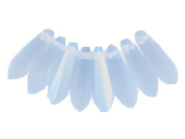 Czech Dagger 10 x 3mm : Matte - Lt Sapphire AB (strand) by Starman