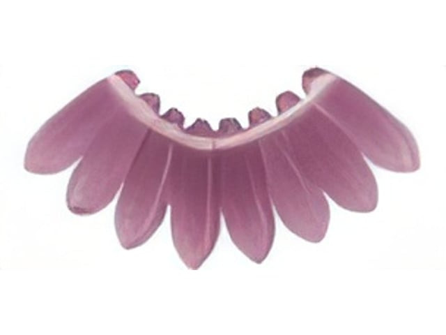 Czech Dagger 10 x 3mm : Matte - Med Amethyst (strand) by Starman