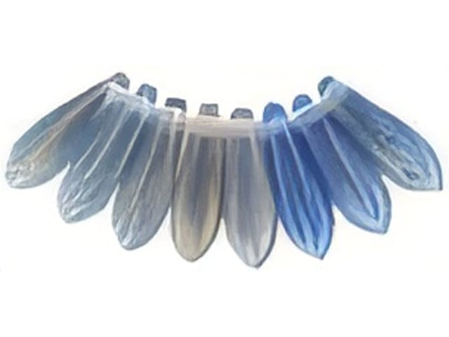 Czech Dagger 10 x 3mm : HurriCane Glass - Smoke on the Water (strand) by Starman