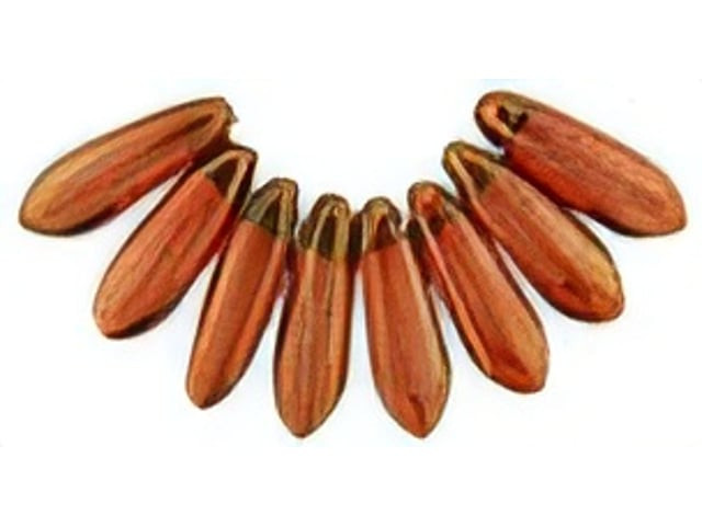 Czech Dagger 10 x 3mm : Bronze Hyacinth  (strand) by Starman