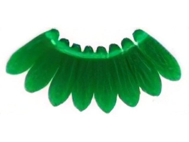 Czech Dagger 10 x 3mm : Matte - Green Emerald (strand) by Starman