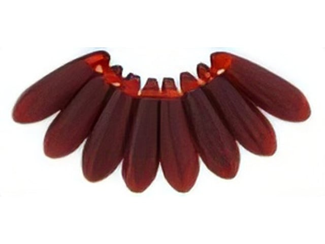 Czech Dagger 10 x 3mm : Matte - Garnet (strand) by Starman